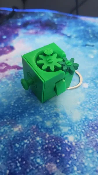 Fidget Cube Keychain, photo 3 of 4 - Fidget Cube Keychain Keychains