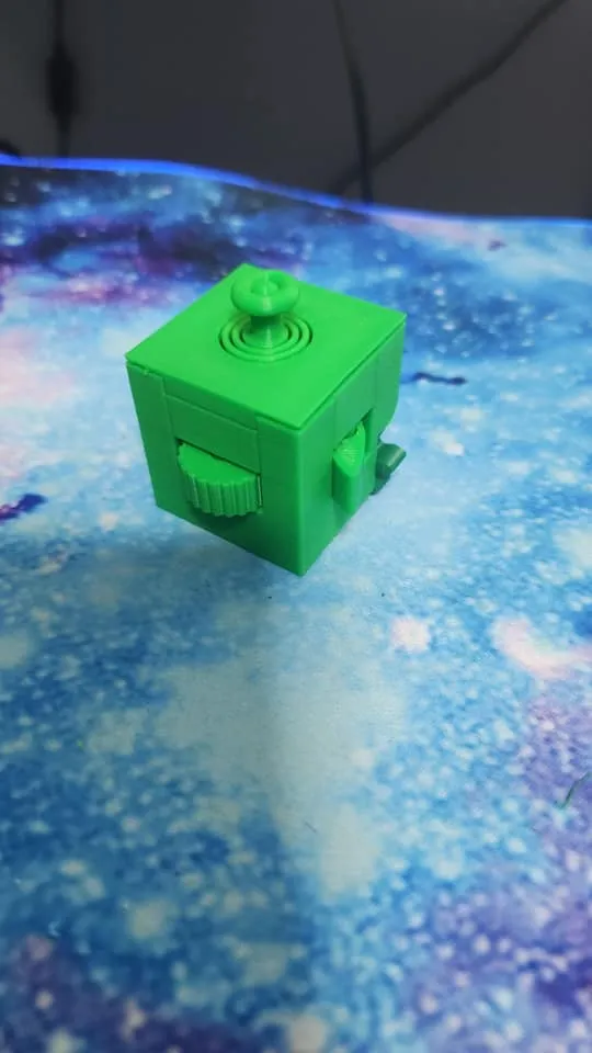 Fidget Cube Keychain, photo 4 of 4 - Fidget Cube Keychain Keychains