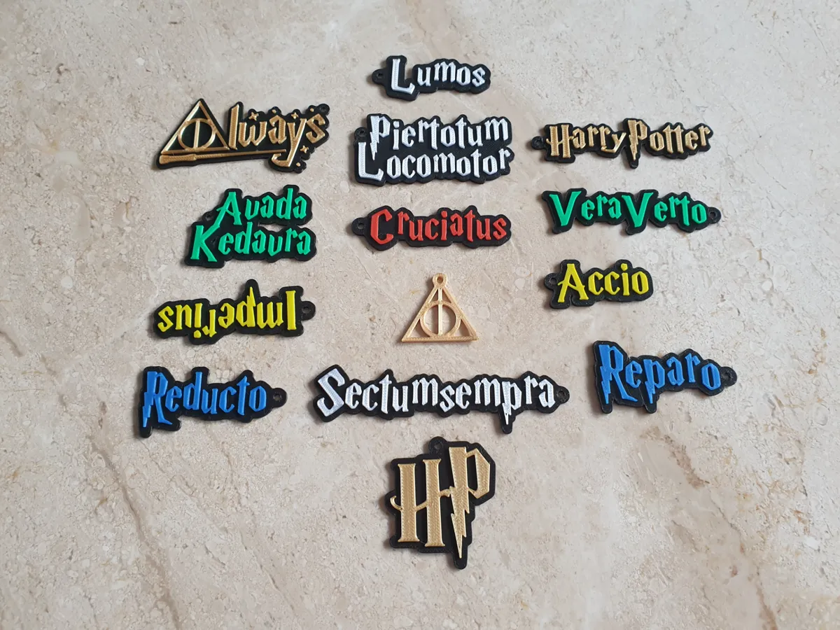 Harry Potter keychain collection