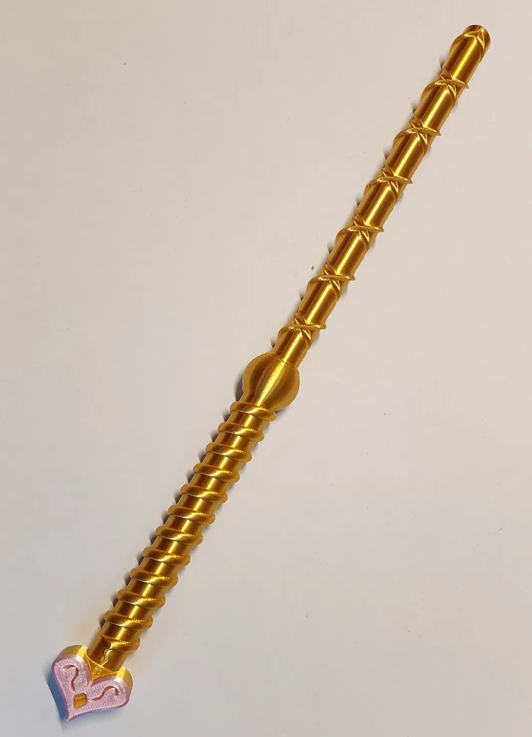 Custom Wand - Heart Handle, photo 3 of 3 - Custom Wand - Heart Handle Props & Cosplay