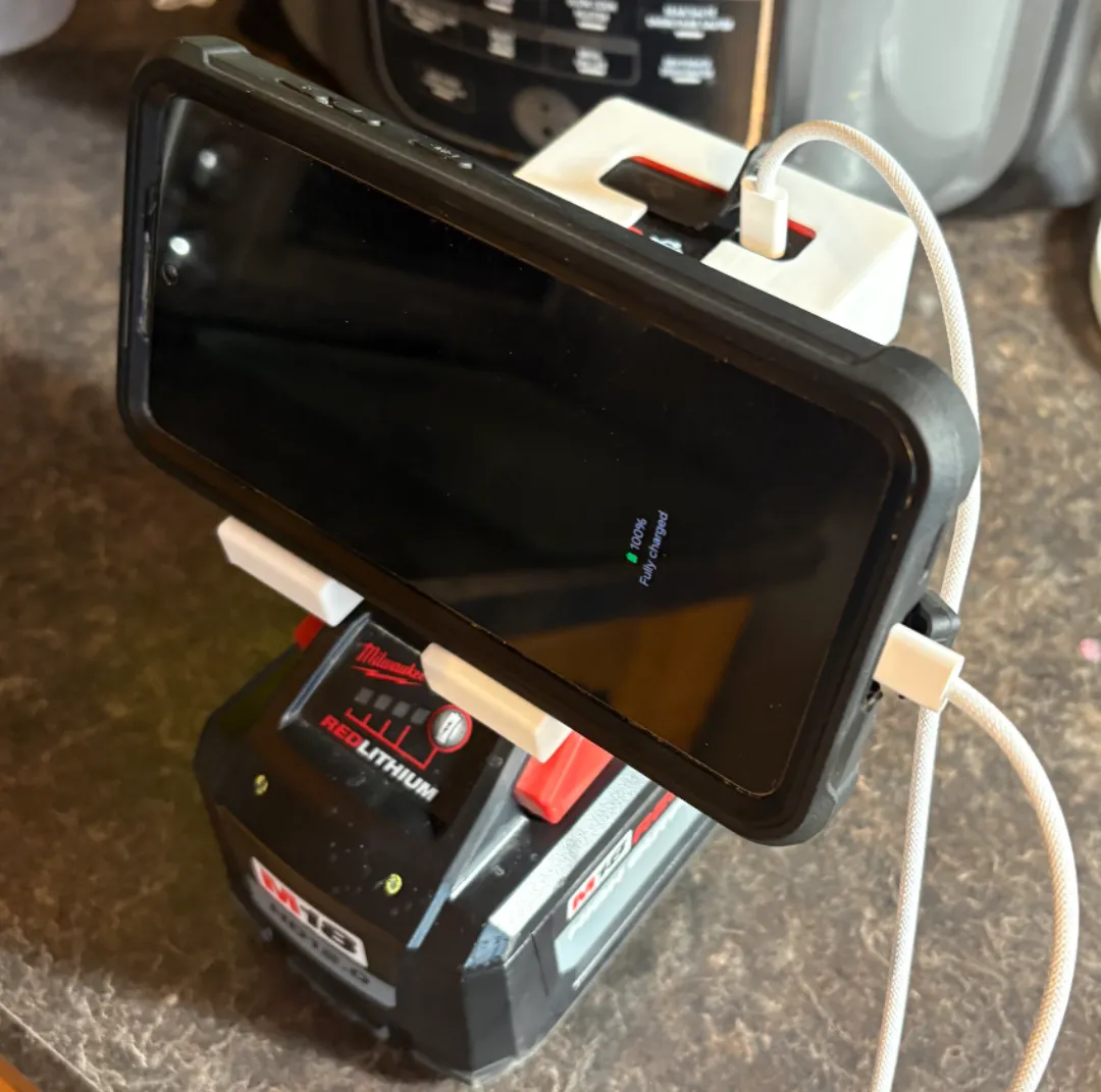 Milwaukee M18 Top-Off Phone Stand - Desk Mobile Stands, in stock