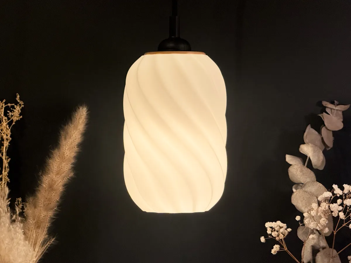 Pendant Lamp Shade | 18cm Lantern, Swirl
