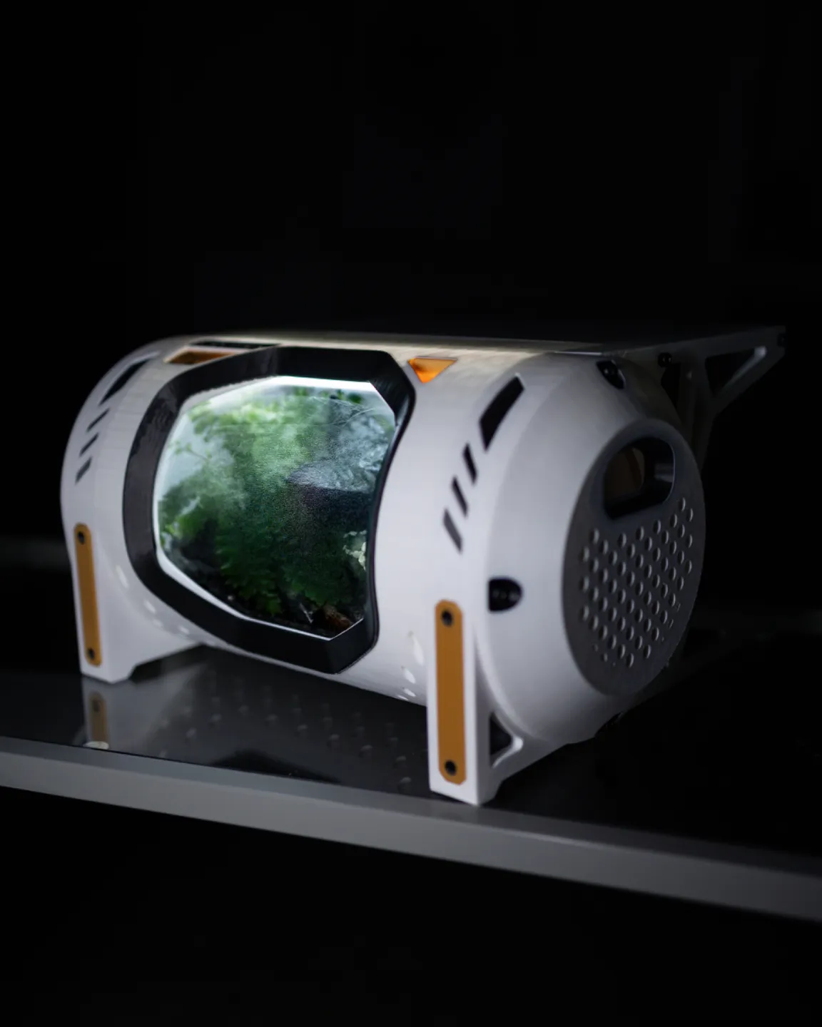 Spaceship Terrarium Monitor Riser, photo 3 of 4 - Spaceship Terrarium Monitor Riser Pets