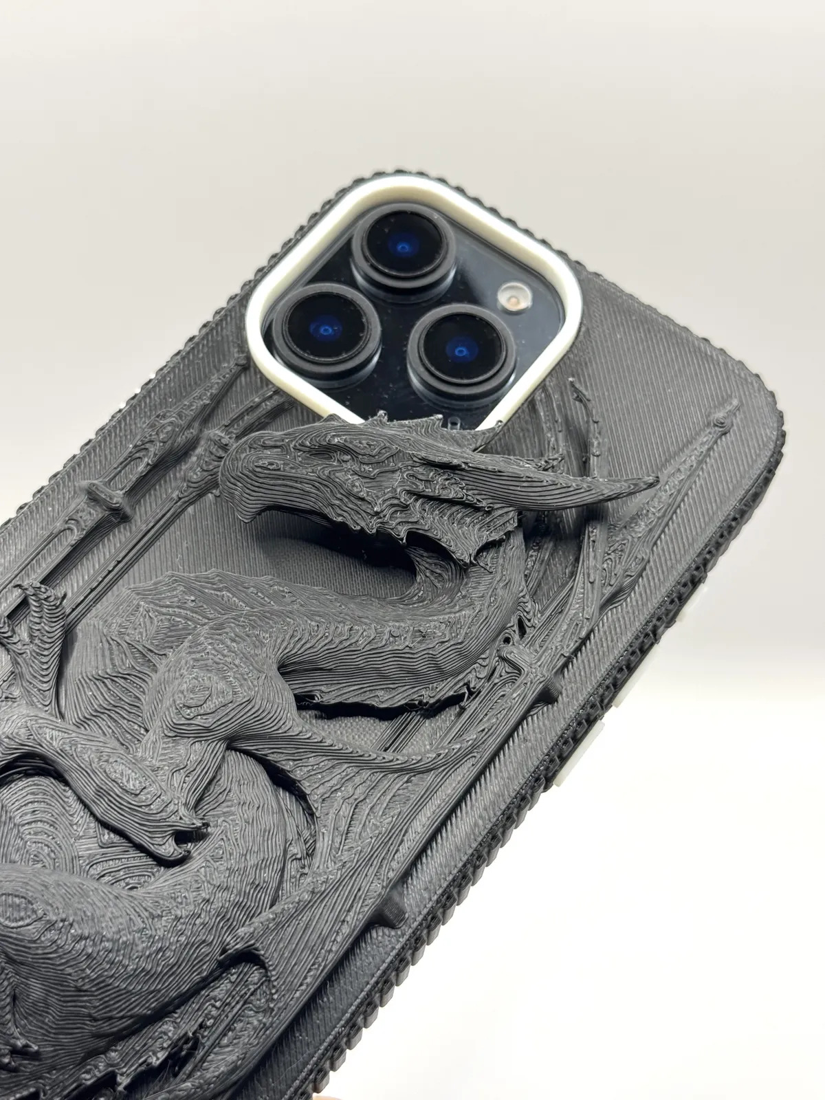 Black Dragon Backplate Case for iPhone 16 Pro Max, photo 3 of 4 - Black Dragon Backplate Case for iPhone 16 Pro Max Mobile & Device Accessories