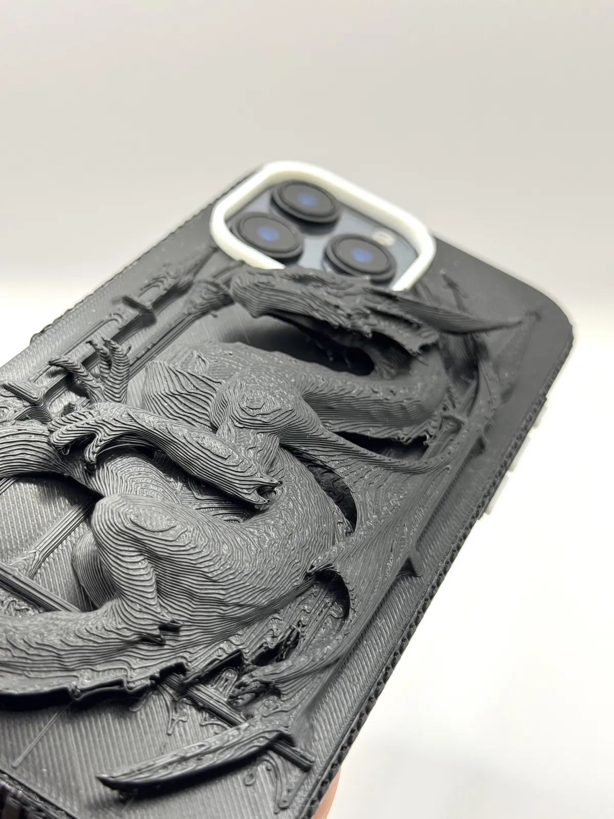 Black Dragon Backplate Case for iPhone 16 Pro Max, photo 4 of 4 - Black Dragon Backplate Case for iPhone 16 Pro Max Mobile & Device Accessories