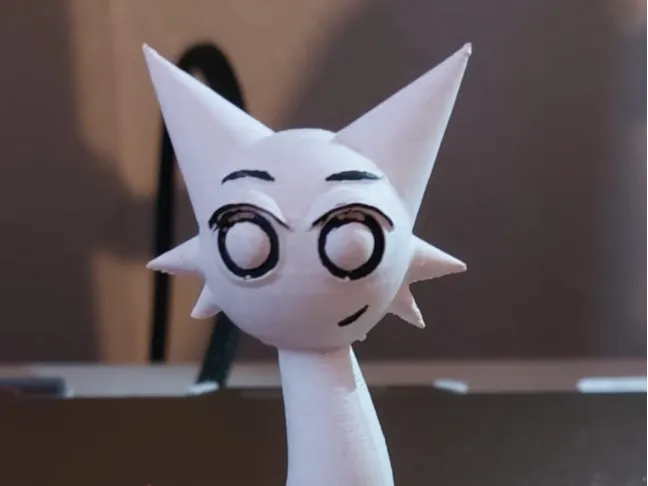 Sprunki White AKA Wenda The Sprunki Figure