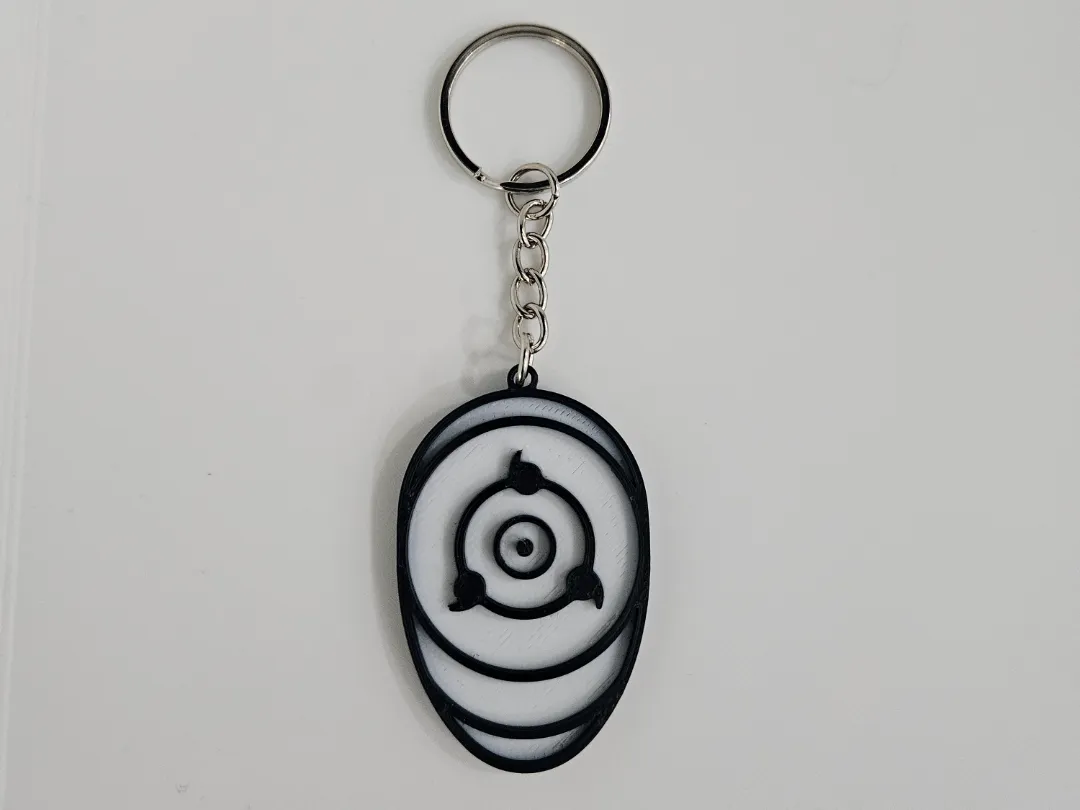 Obito Mask Keychain - Naruto