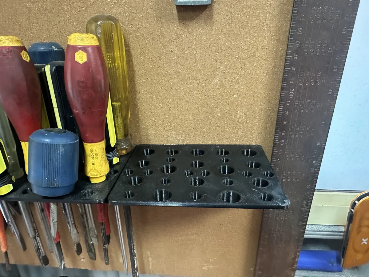 Screwdriver holder for garage & workshop, photo 3 of 4 - Screwdriver holder for garage & workshop Tools & Workshop