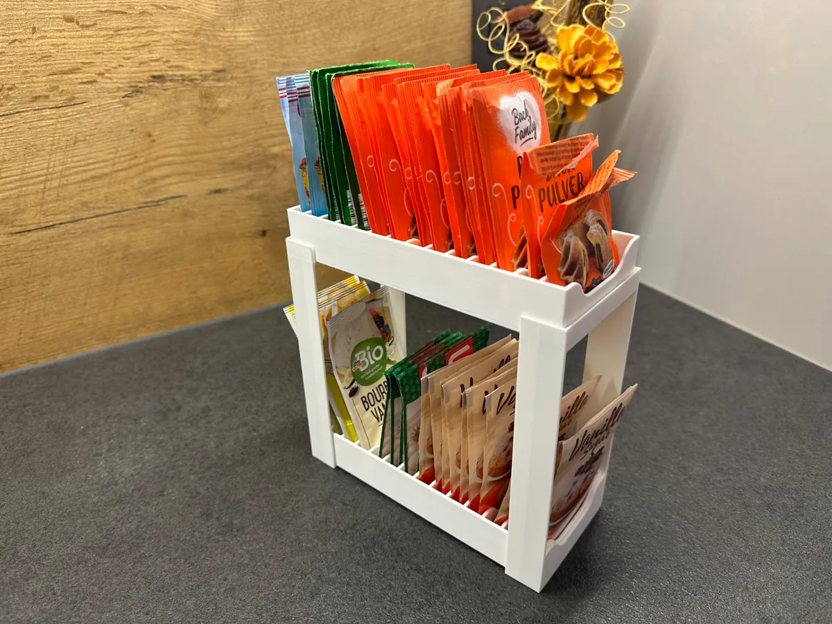 Modular Organizer for Small Kitchen Packets