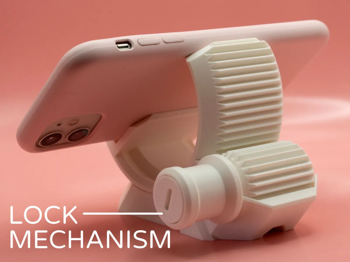 Gear Lock Phone Stand