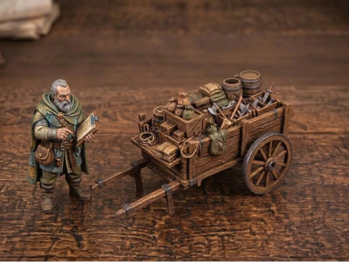Tabletop Scatter Terrain - Merchants Cart