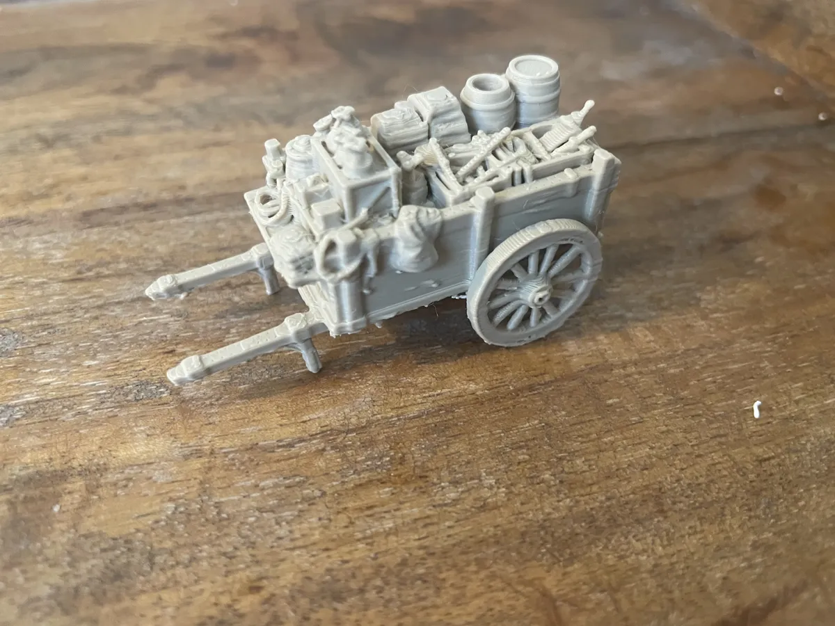 Tabletop Scatter Terrain - Merchants Cart, photo 3 of 3 - Tabletop Scatter Terrain - Merchants Cart Board Games & Tabletop