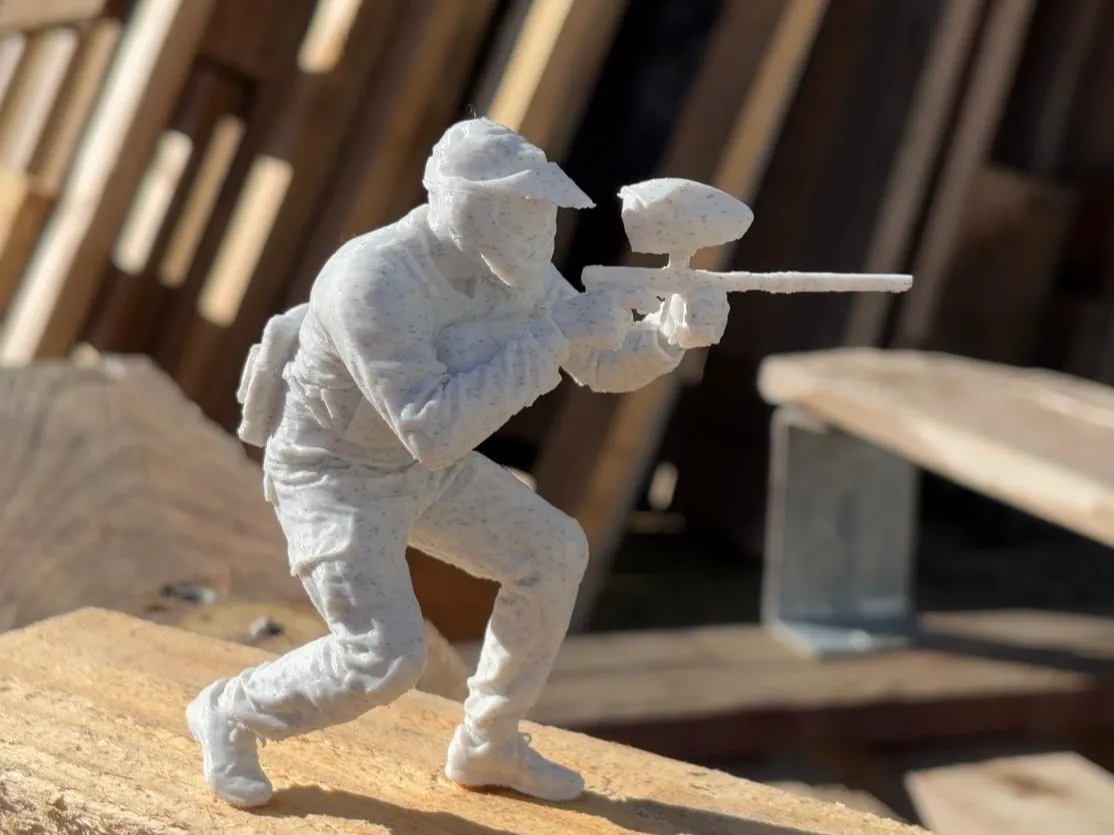 Paintball player model