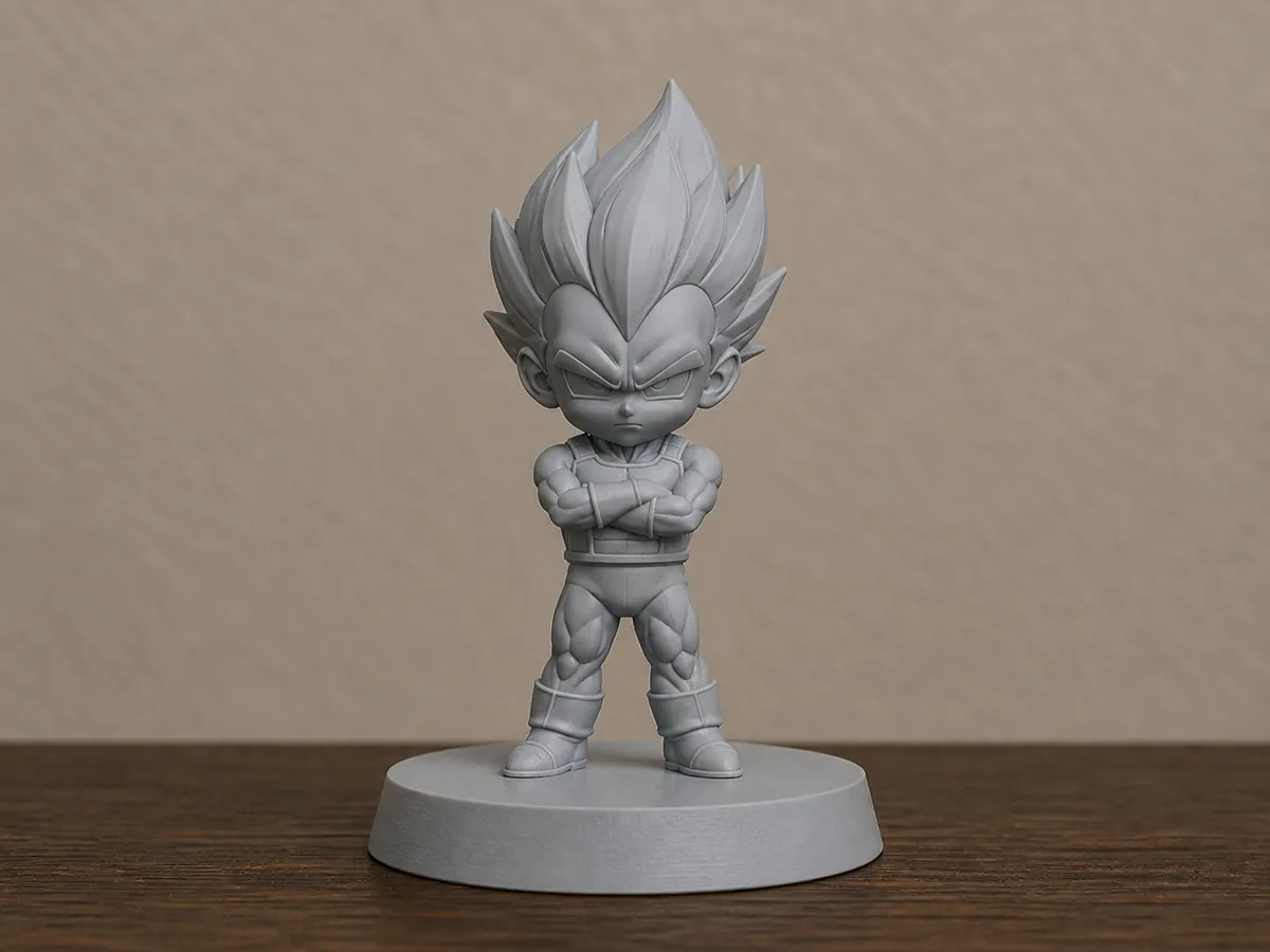 Vegeta Dragon Ball Z chibi, photo 3 of 4 - Vegeta Dragon Ball Z chibi Figurines & Collectibles