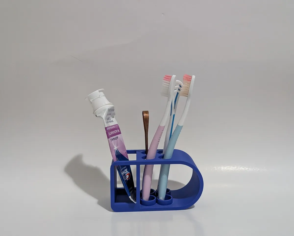 Bathroom Toothbrush Organizer, photo 2 of 4 - Bathroom Toothbrush Organizer Bath & Personal Care