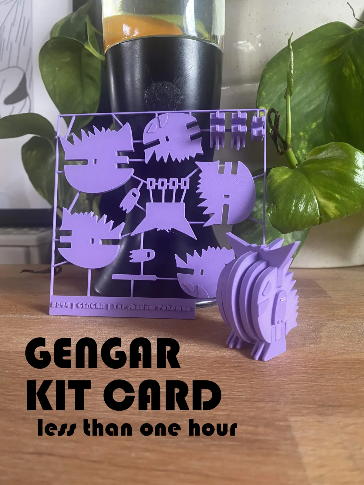 Gengar Kit Card Pokemon, photo 3 of 4 - Gengar Kit Card Pokemon Miniatures