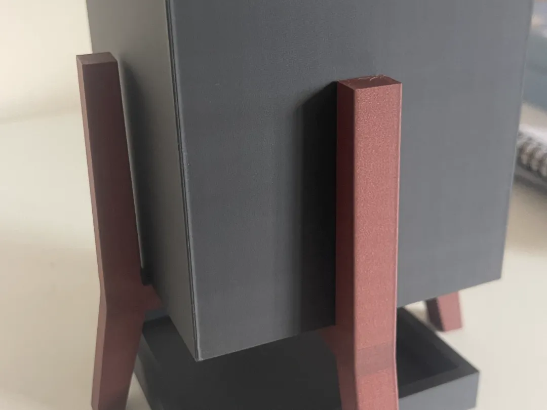 Modern Indoor Plant Pot with Wood-Effect Stand - Decor, in stock in India
