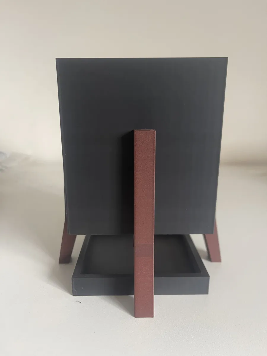 Modern Indoor Plant Pot with Wood-Effect Stand, photo 4 of 4 - Modern Indoor Plant Pot with Wood-Effect Stand Household