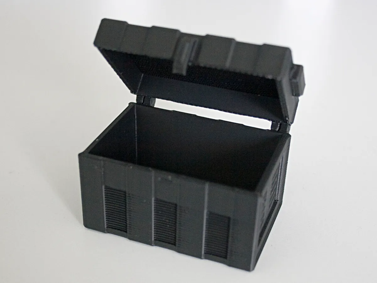 SciFi Crate Miniature, photo 3 of 3 - SciFi Crate Miniature Storage & Organisation