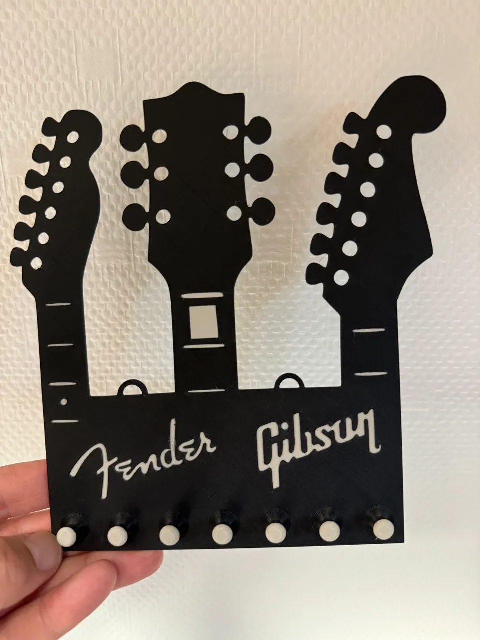 Wall keys holder guitar Fender Gibson, photo 3 of 4 - Wall keys holder guitar Fender Gibson Music & Instruments
