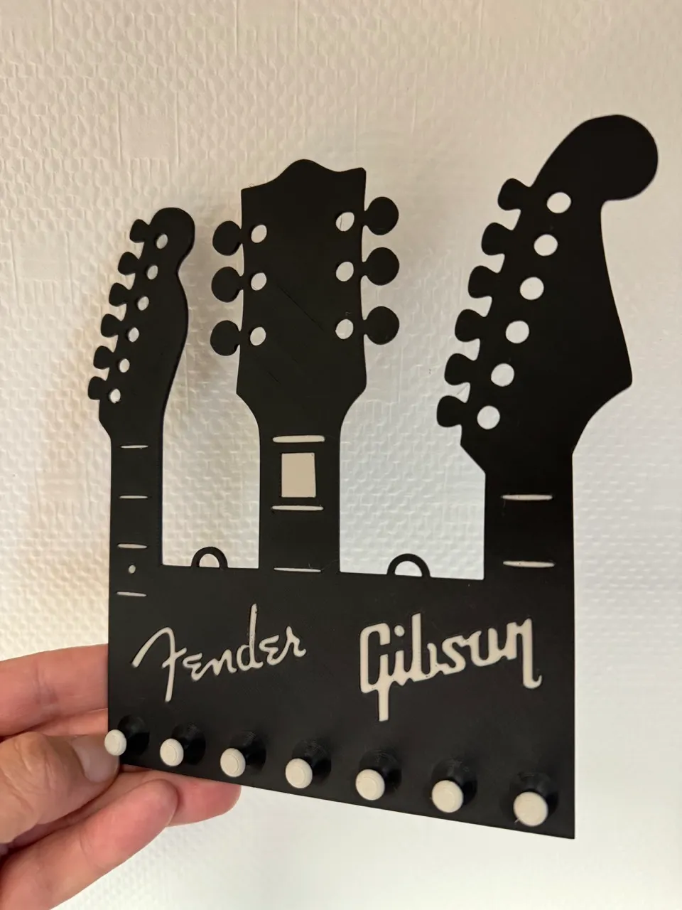 Wall keys holder guitar Fender Gibson, photo 4 of 4 - Wall keys holder guitar Fender Gibson Music & Instruments