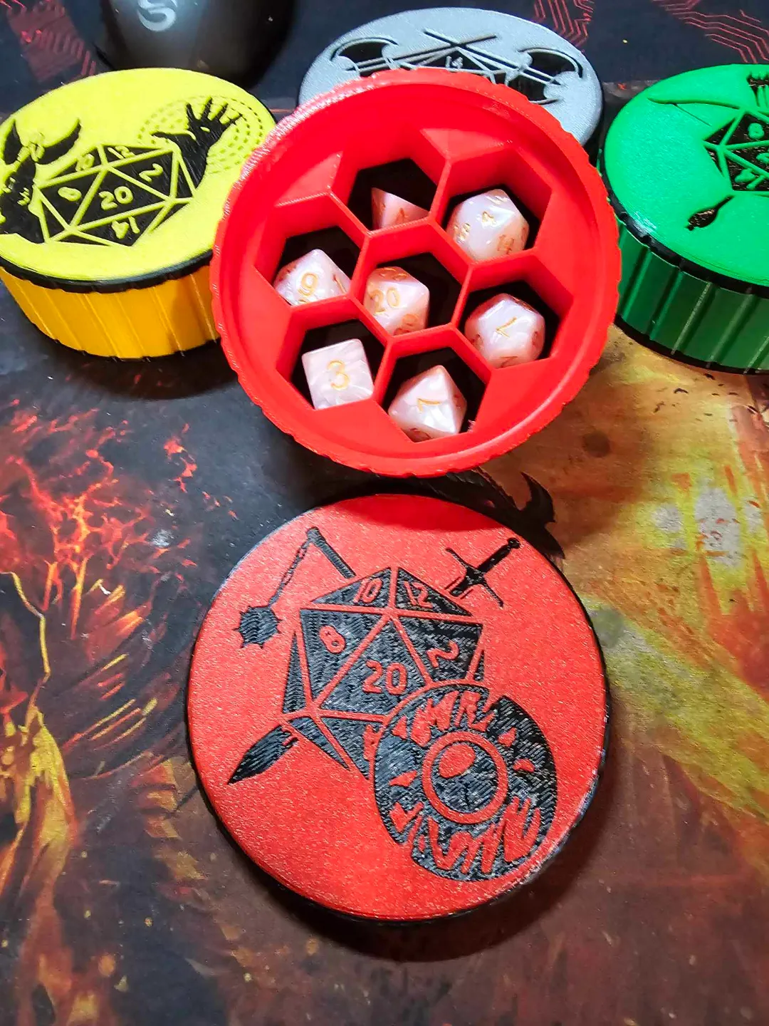 Fighter-Class Dice Garrison/ With Screw top lid, photo 2 of 4 - Fighter-Class Dice Garrison/ With Screw top lid Toys & Games