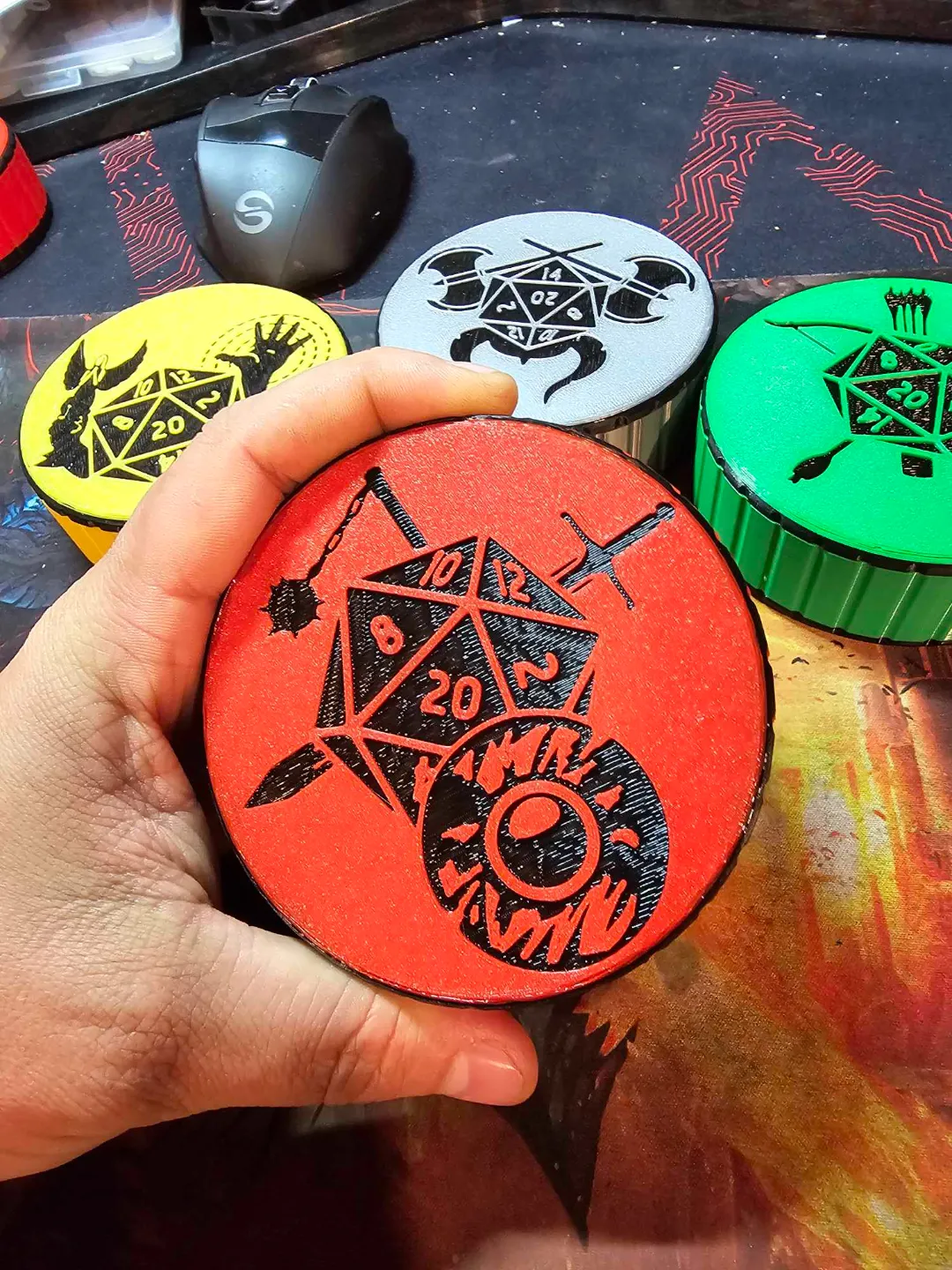 Fighter-Class Dice Garrison/ With Screw top lid, photo 3 of 4 - Fighter-Class Dice Garrison/ With Screw top lid Toys & Games