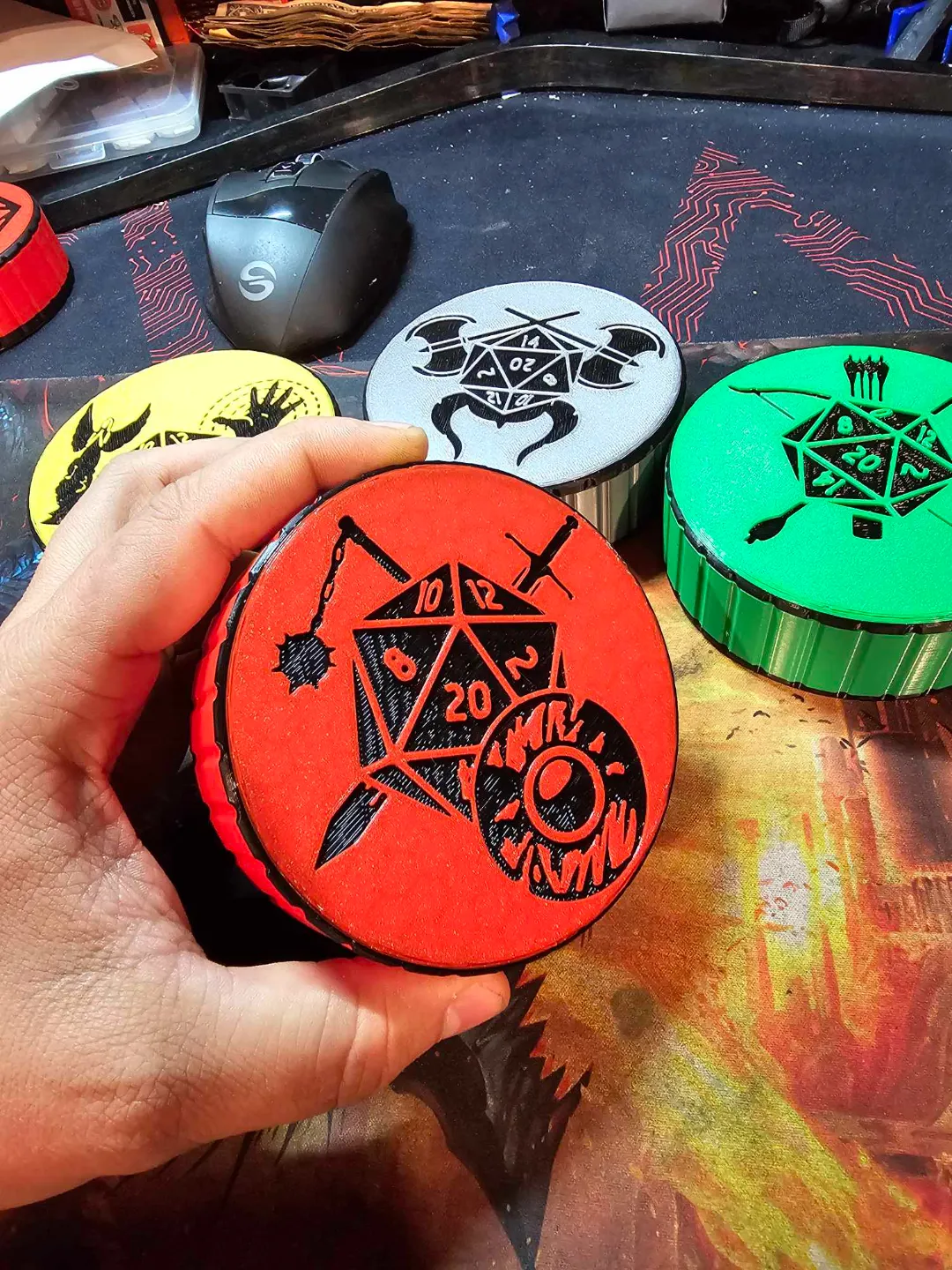 Fighter-Class Dice Garrison/ With Screw top lid, photo 4 of 4 - Fighter-Class Dice Garrison/ With Screw top lid Toys & Games