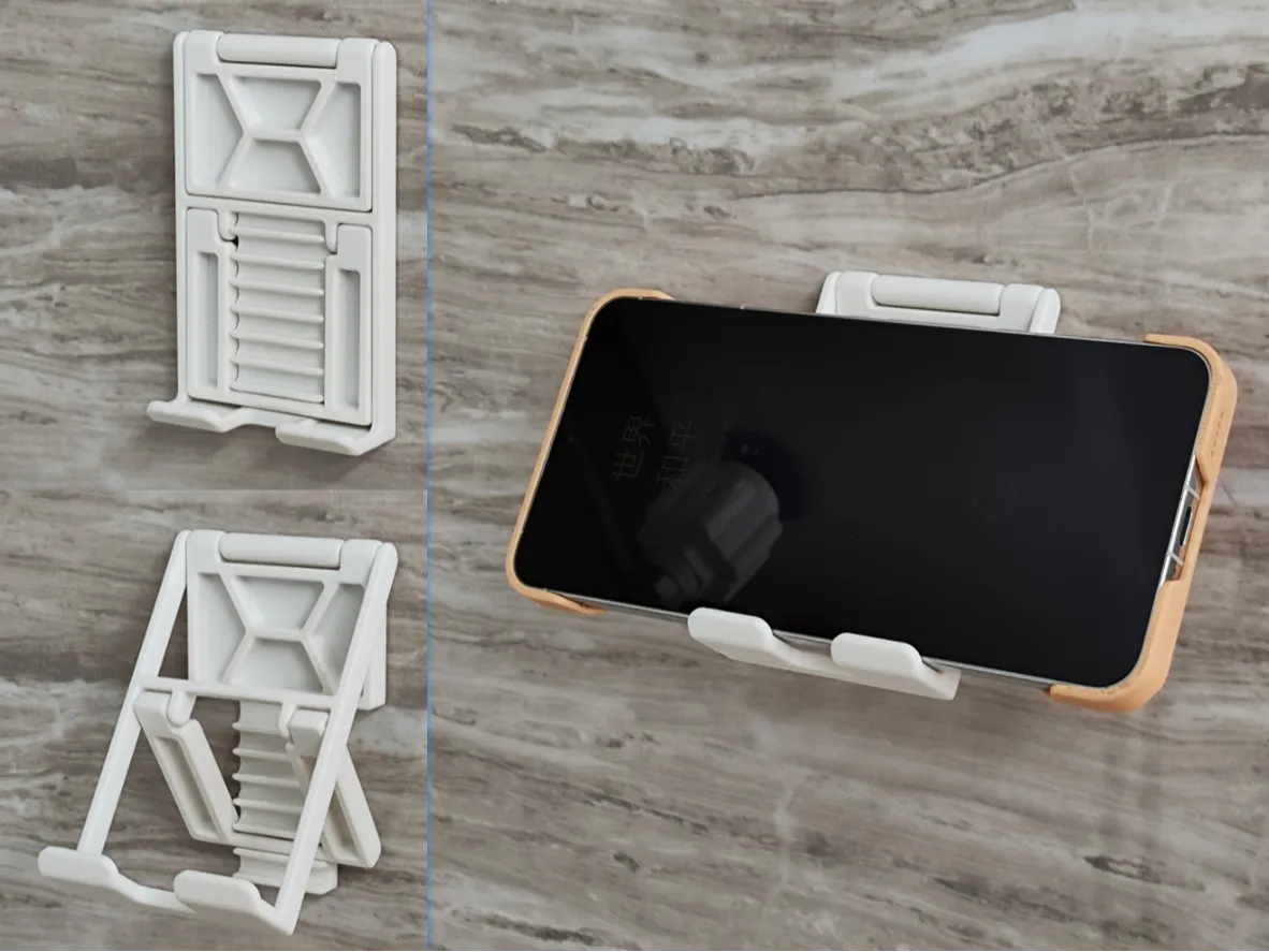 Wall Mounted Phone Holder for Bathroom and Kitchen