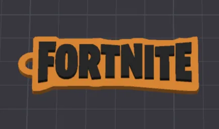 Fortnite Keychain logo, photo 2 of 3 - Fortnite Keychain logo Keychains