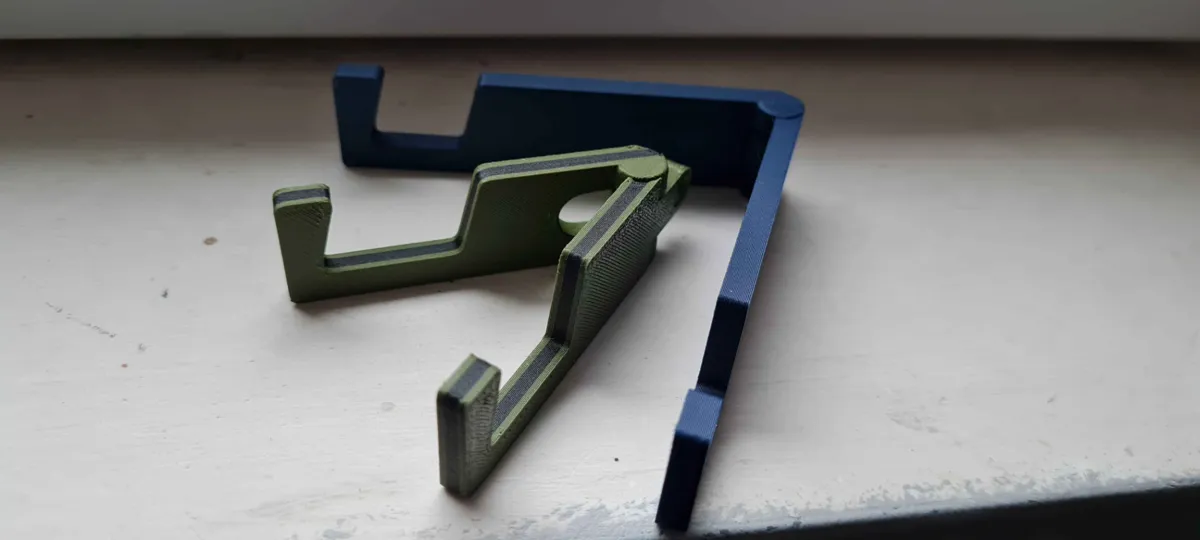 Slim Dual Color Foldable Phone Stand, photo 2 of 2 - Slim Dual Color Foldable Phone Stand Tools