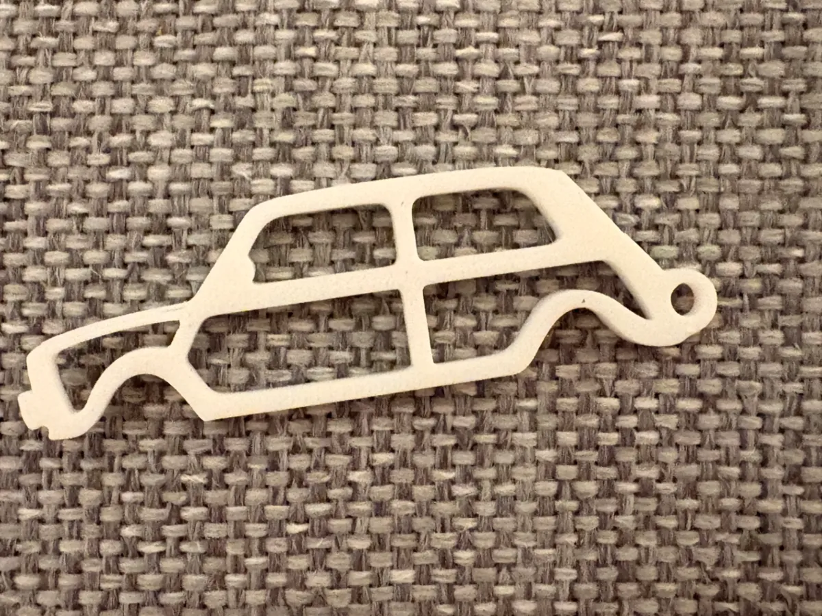 Mini Cooper outline keychain accessory - Car Brand Keychains, in stock in India