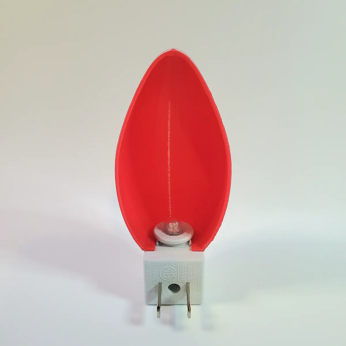 Classic Christmas Bulb Decorative Nightlight Shade, photo 4 of 4 - Classic Christmas Bulb Decorative Nightlight Shade Lamps & Lighting
