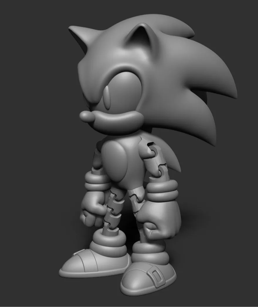 Sonic Fanart articulated - Characters, in stock in India
