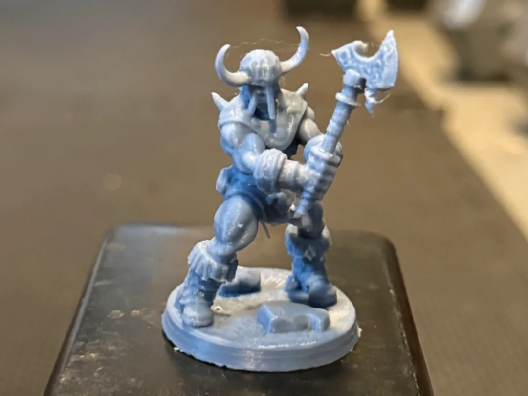 DnD Miniature Barbarian