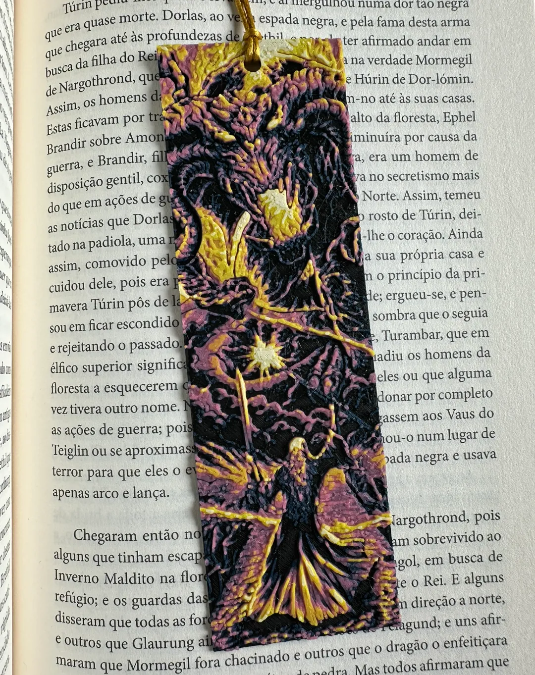 Gandalf vs. Balrog Bookmark - HueForge - Photo Art & Lithophanes, in stock in India