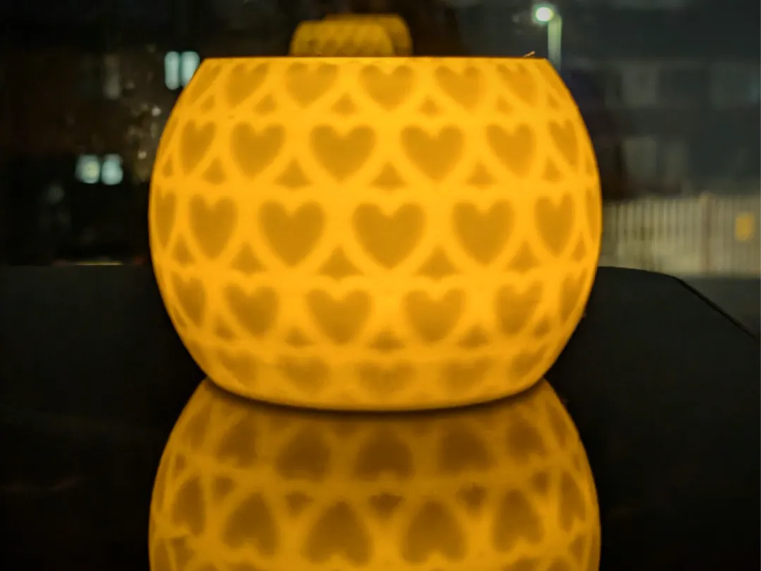 Hidden Hearts Tealight Holder
