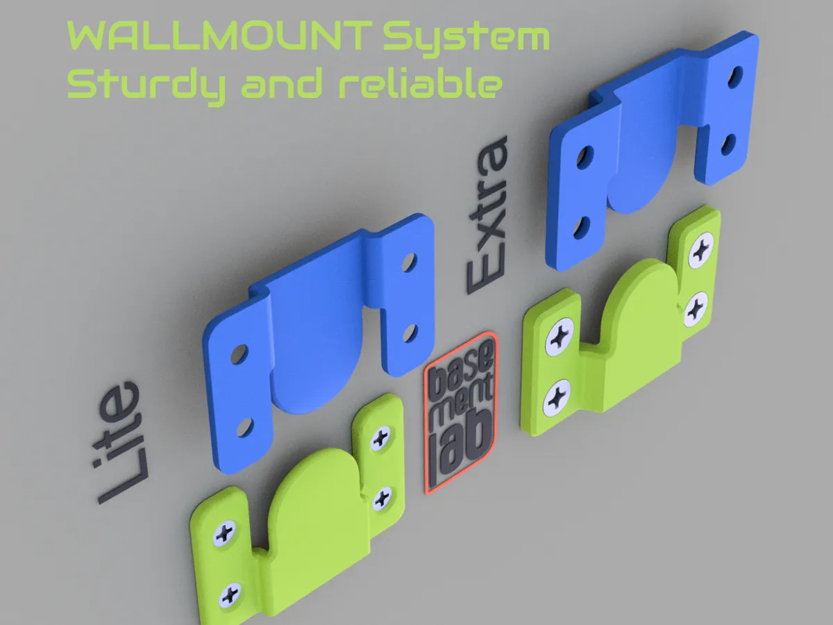 Flush Mount Bracket Hanger Quick fastening system