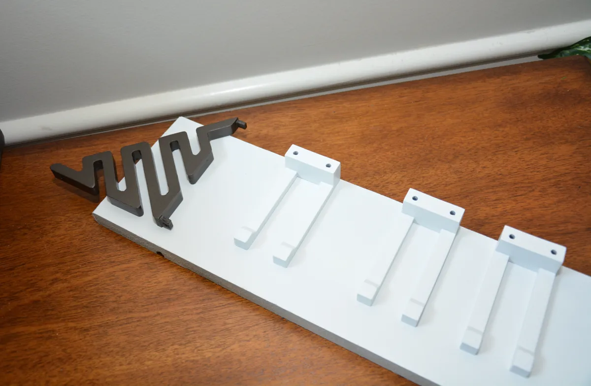 Wine Glass Holder Brackets for Shelf, photo 4 of 4 - Wine Glass Holder Brackets for Shelf Kitchen & Dining