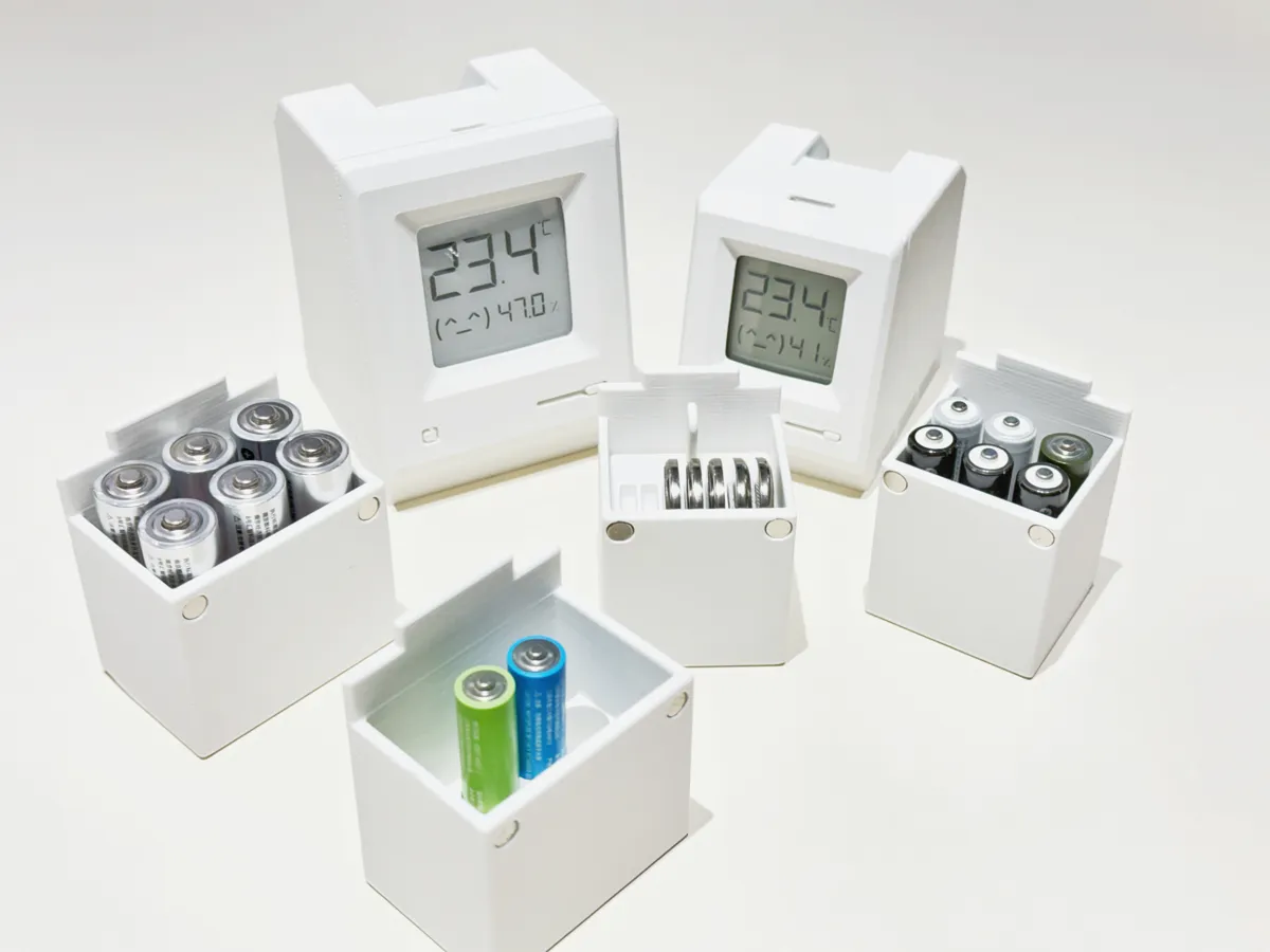 小米温湿度计底座, 麦金塔电池盒|Macintosh|Mijia Thermometer