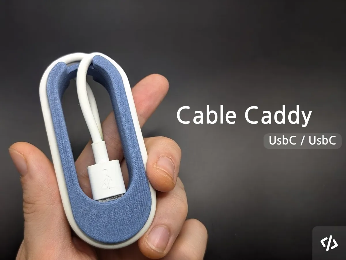 Cable Caddy-Apple UsbC/UsbC Travel Cable Organizer