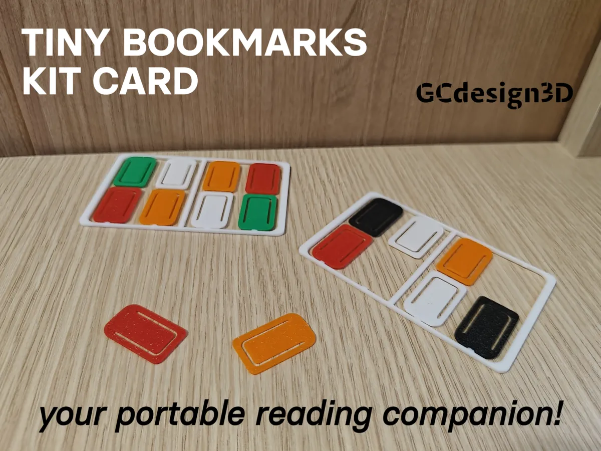 Tiny Bookmarks Kit Card - Bookmarks, in stock