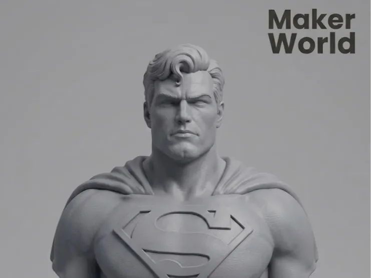 Busto Superman Monocolore