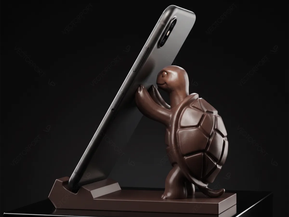 Turtle Smartphone Holder Desk Stand