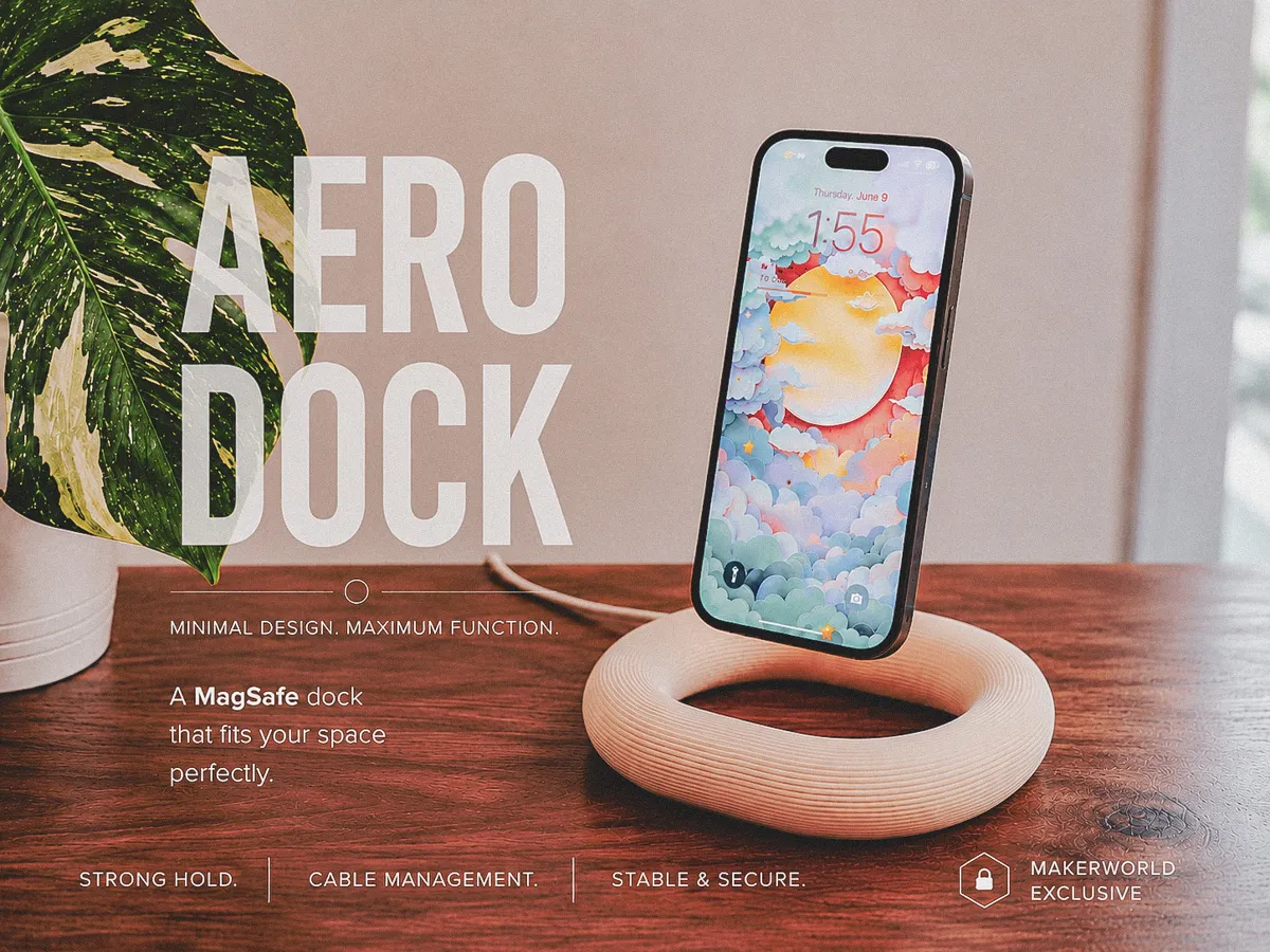 Aero Dock MagSafe Charging Stand