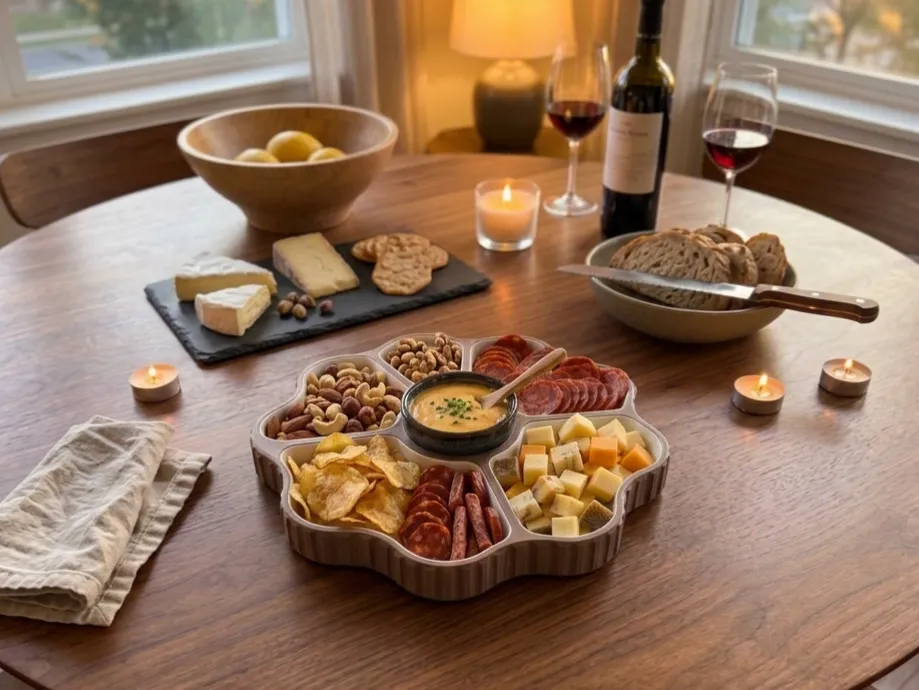 Elegant Snack Tray, photo 4 of 4 - Elegant Snack Tray Storage & Organisation