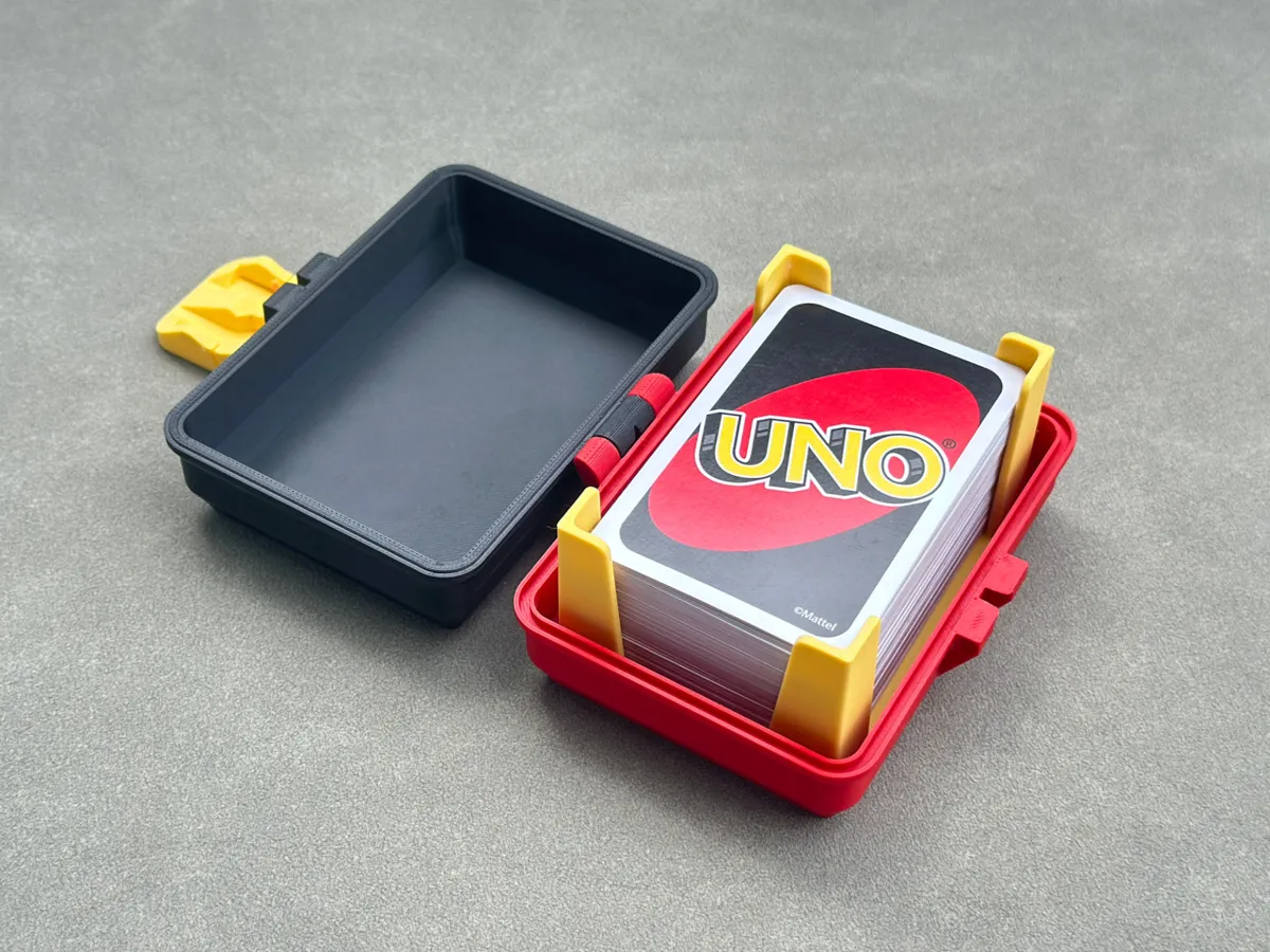 Card Case, Latch Box with Tray