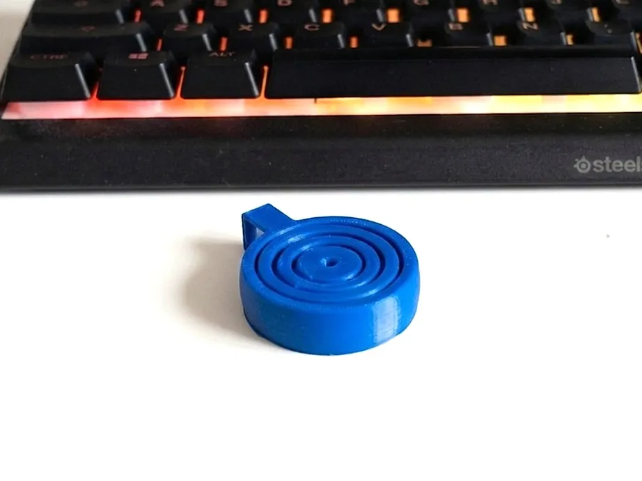 Gyroscopic Fidget Toy Keychain, photo 3 of 3 - Gyroscopic Fidget Toy Keychain Keychains