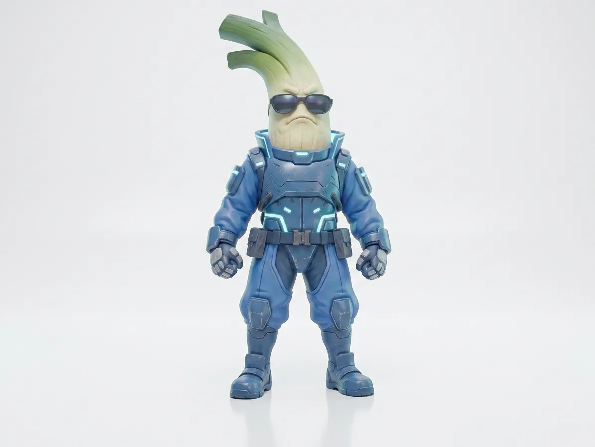 GTA 6 CYBERLEEK Leek Agent Sci-Fi Action Figure - Decor, in stock in India