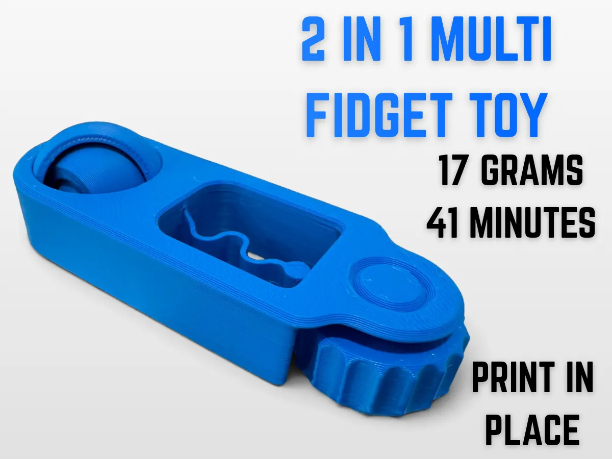 2 In 1 Multi Fidget Toy - Desk Toys, in stock